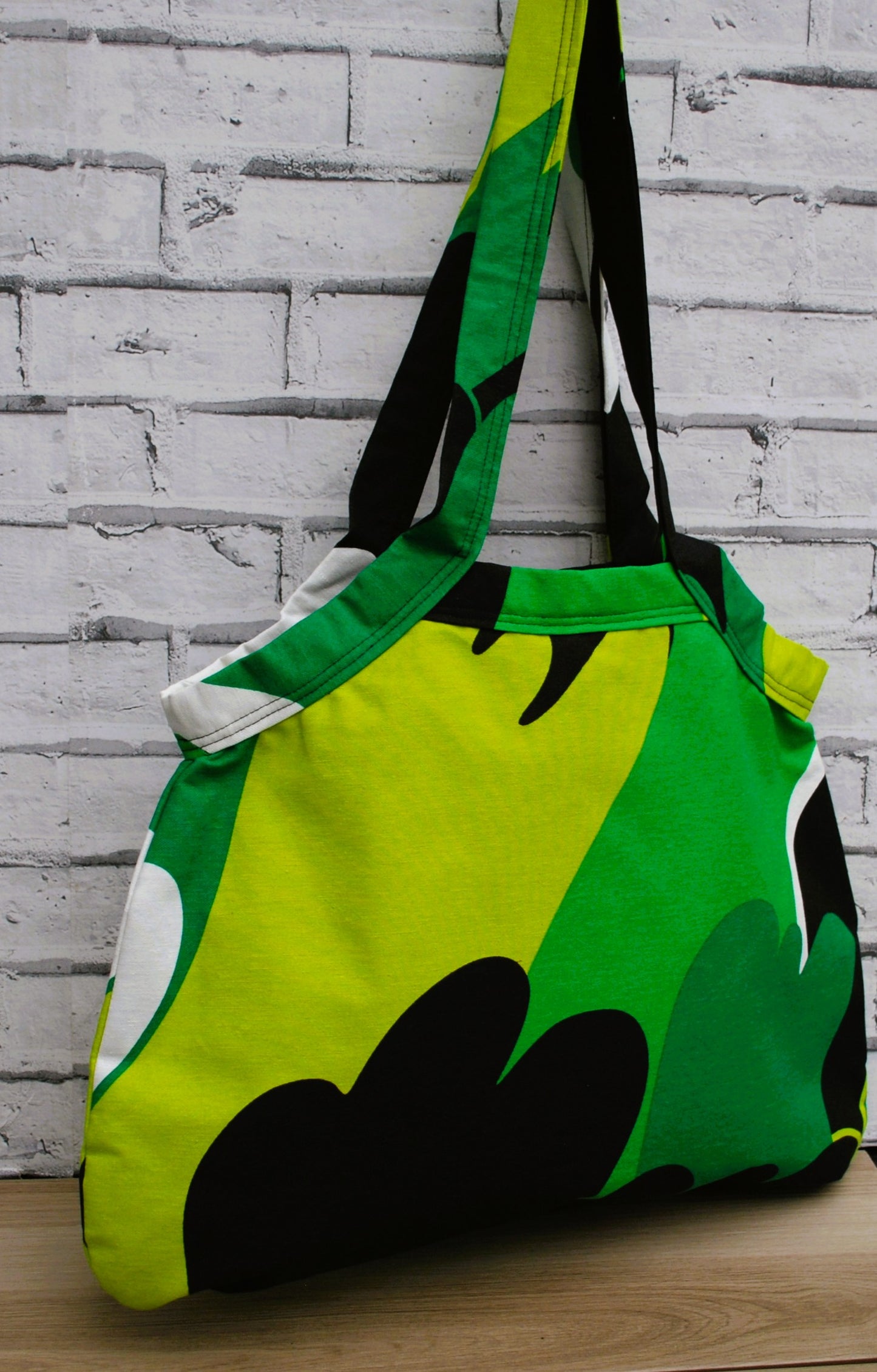Large Abstract Canvas Tote Bag