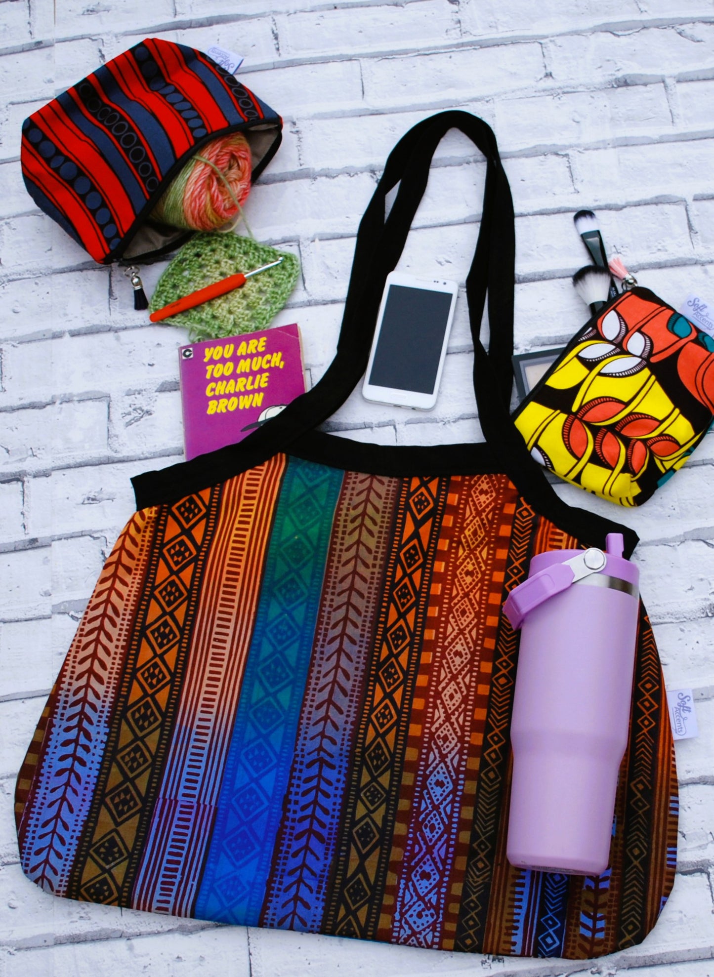 Large Screenprinted Tote Bag