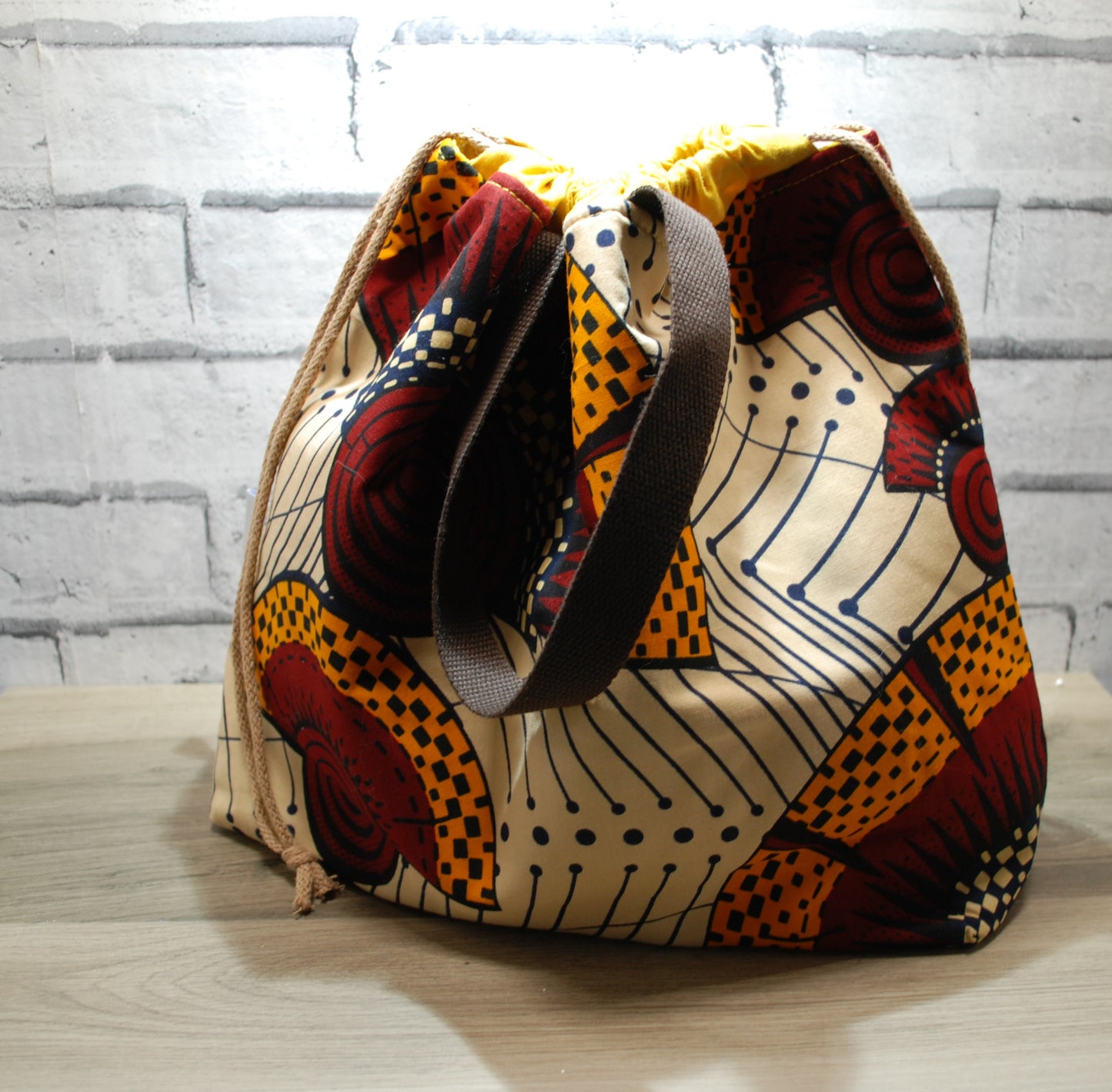 Abstract African Print XL Farai Project Bag