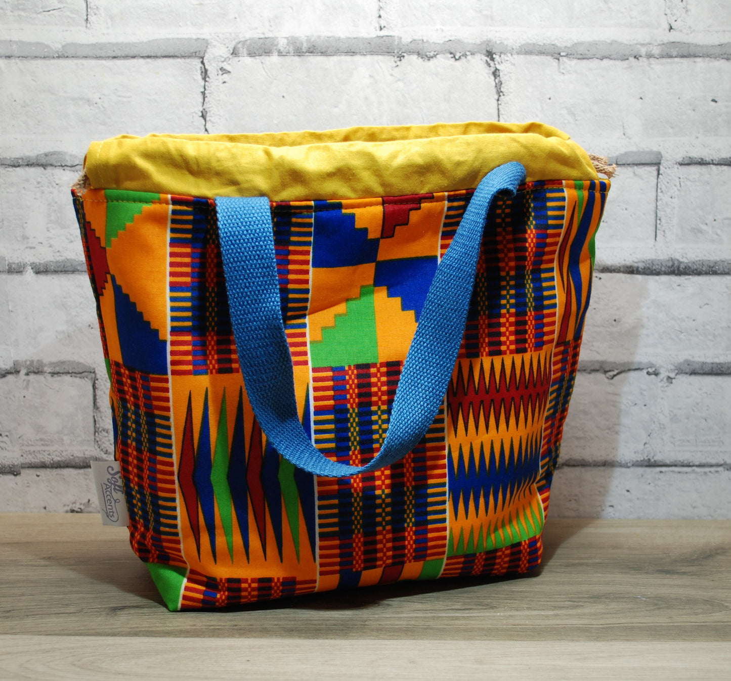 Medium Farai Project Bag in Kente Print