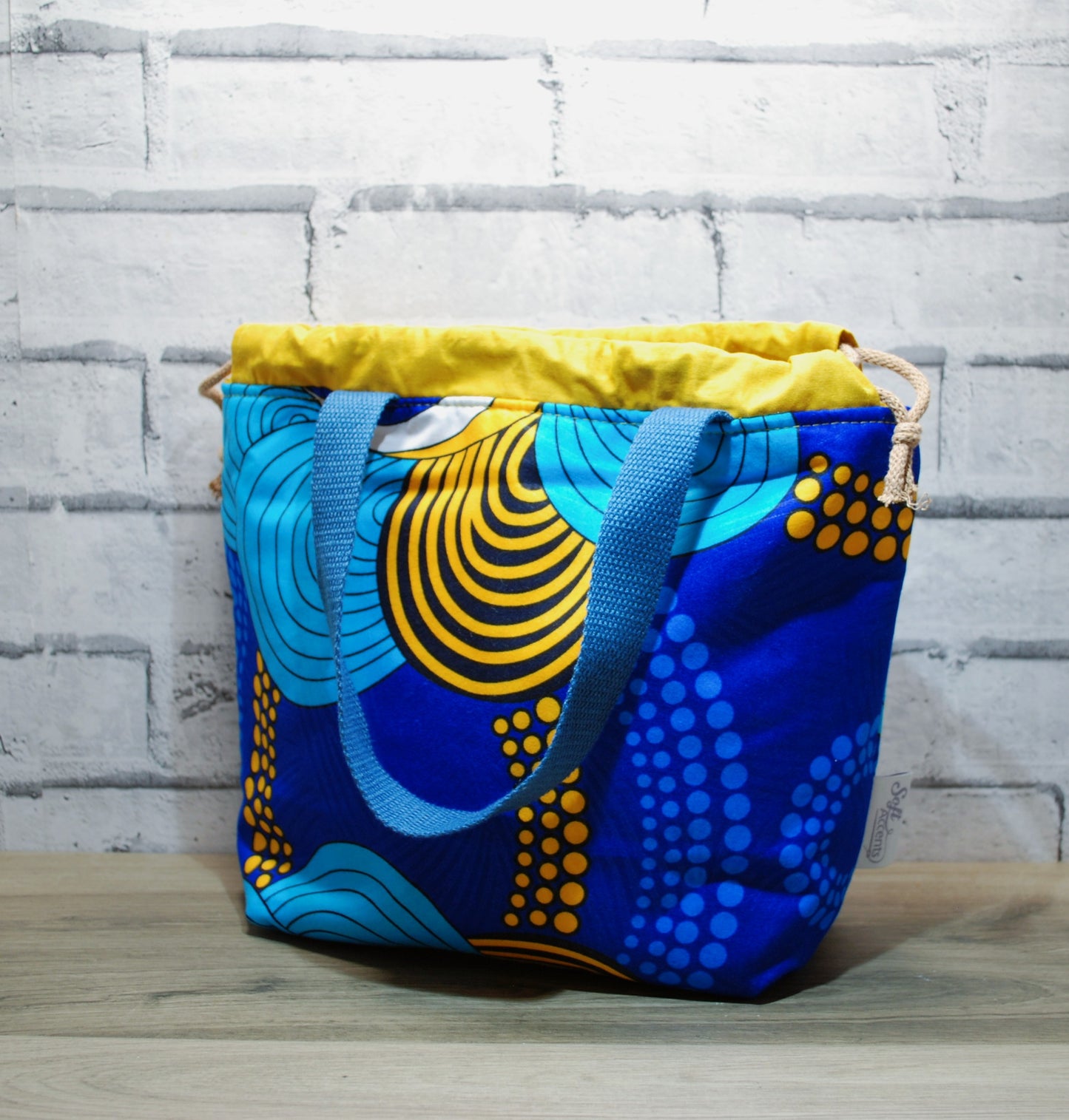Medium Farai Project Bag Blue Yellow