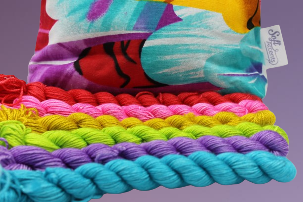 Small Farai Project Bag and Yarn Combo - HYPERION