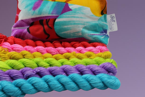 Small Farai Project Bag and Yarn Combo - HYPERION