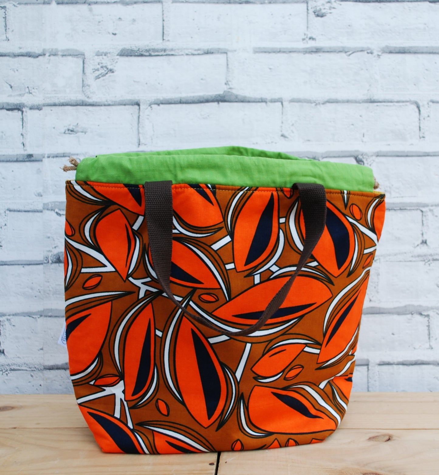 African Print Fabric - Large Project Bag