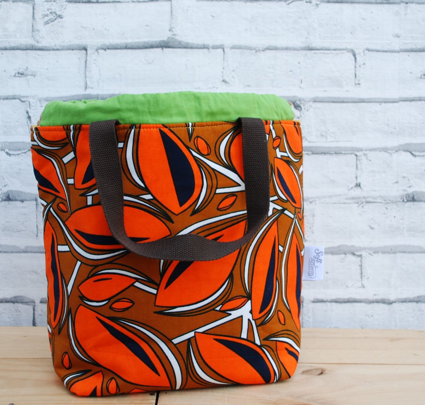 African Print Fabric - Large Project Bag