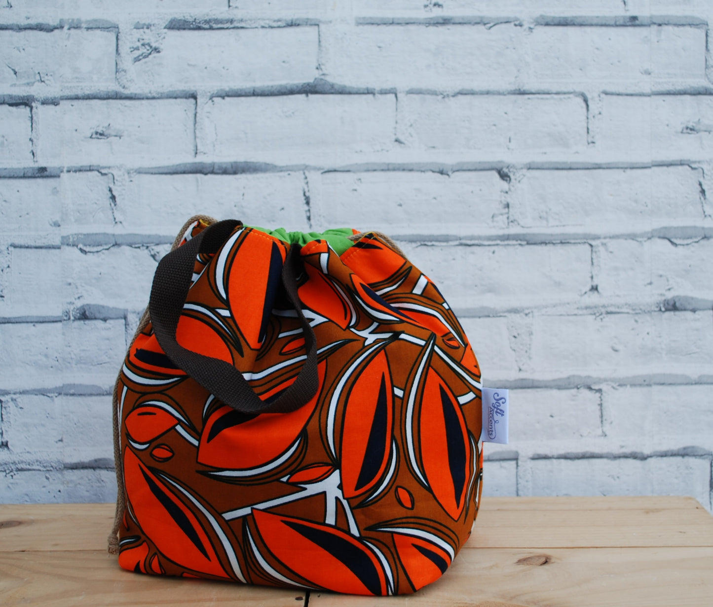 African Print Fabric - Large Project Bag