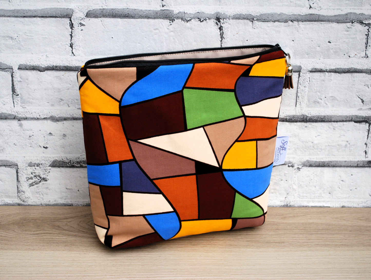 Tall Wash Bag/Zipper Pouch