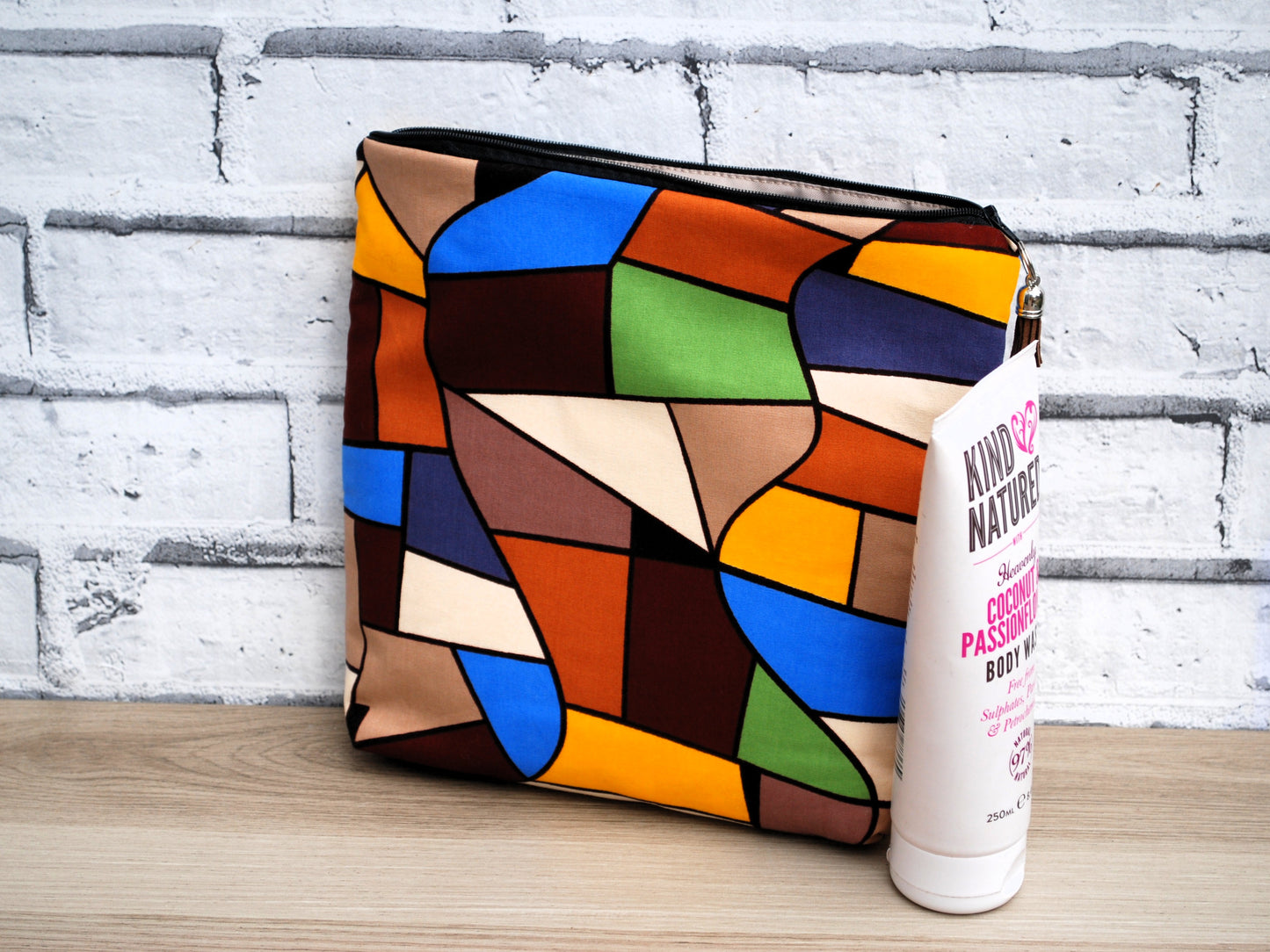 Tall Wash Bag/Zipper Pouch