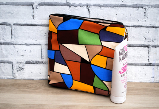 Tall Wash Bag/Zipper Pouch