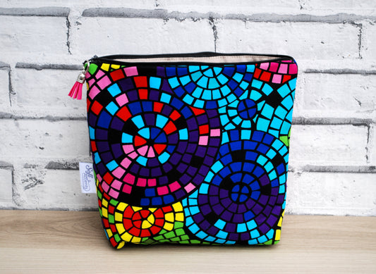 Colourful Tall Wash Bag/Zipper Pouch