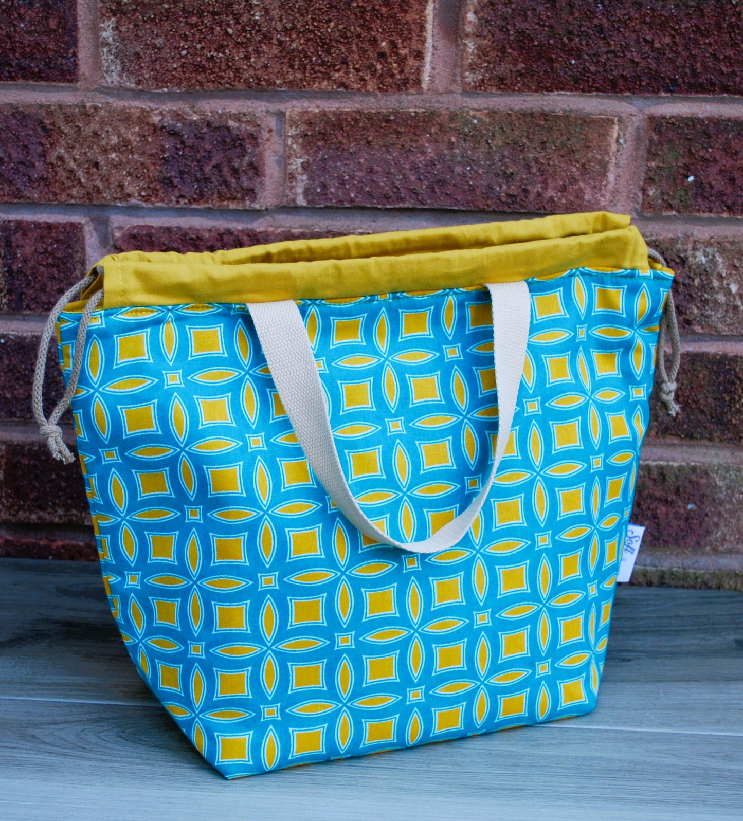 Large Project Bag - Cotton Fabric