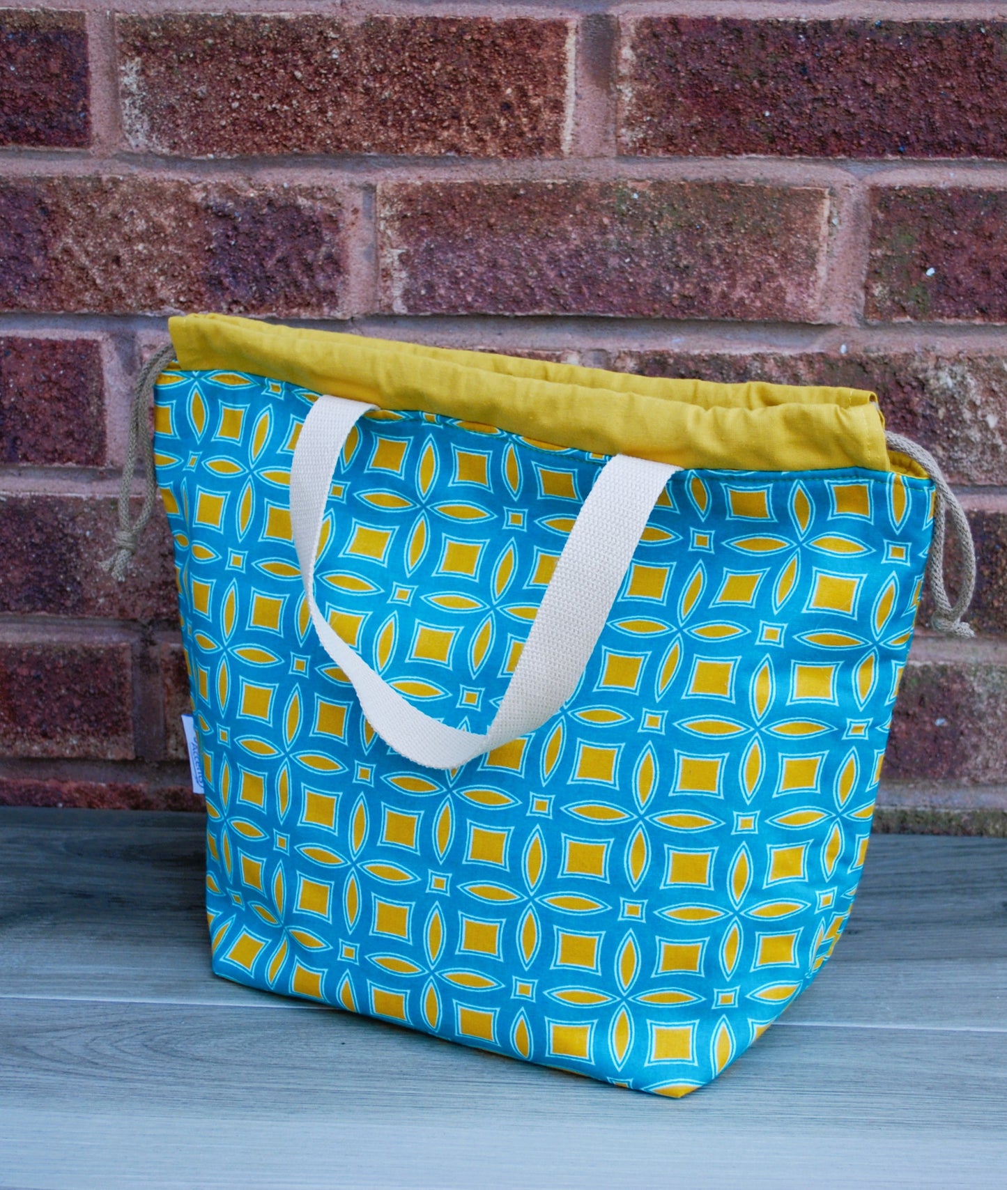Large Project Bag - Cotton Fabric