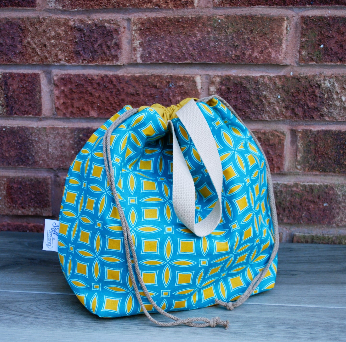 Large Project Bag - Cotton Fabric