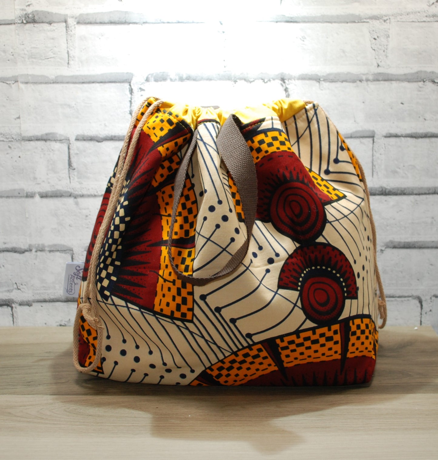 Abstract African Print XL Farai Project Bag