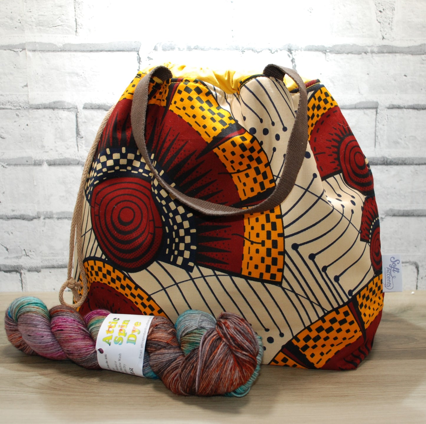 Abstract African Print XL Farai Project Bag