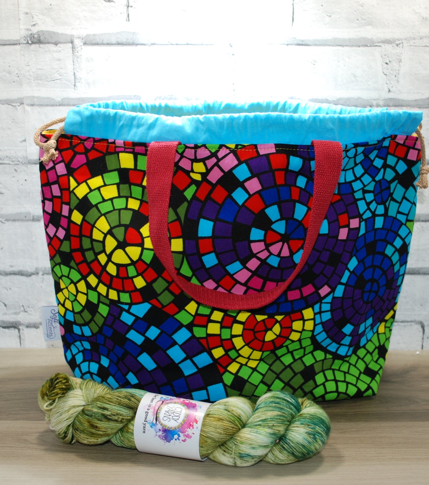 Colourful Mosiac Print XL Farai Project Bag