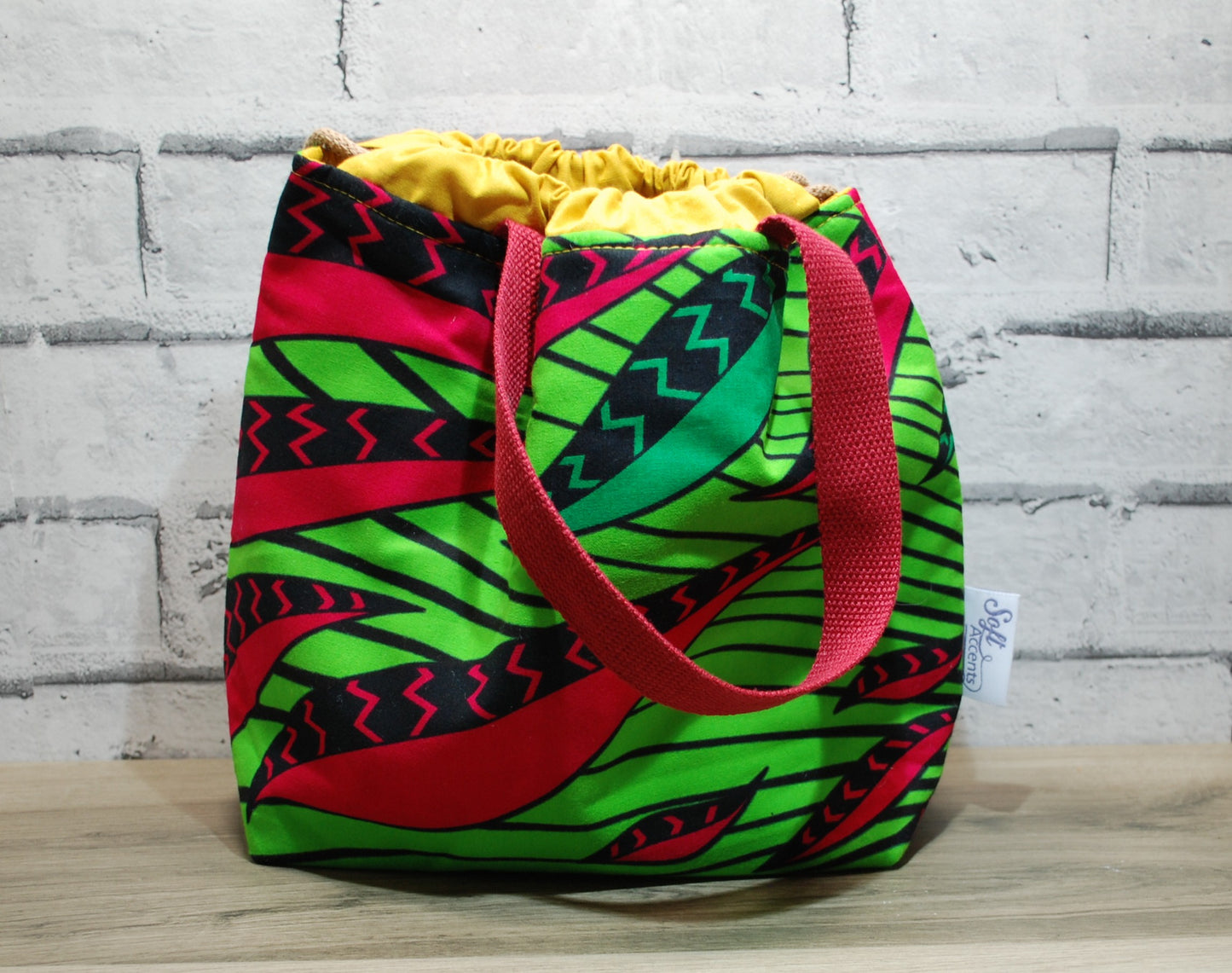 Medium Farai Project Bag Green Red