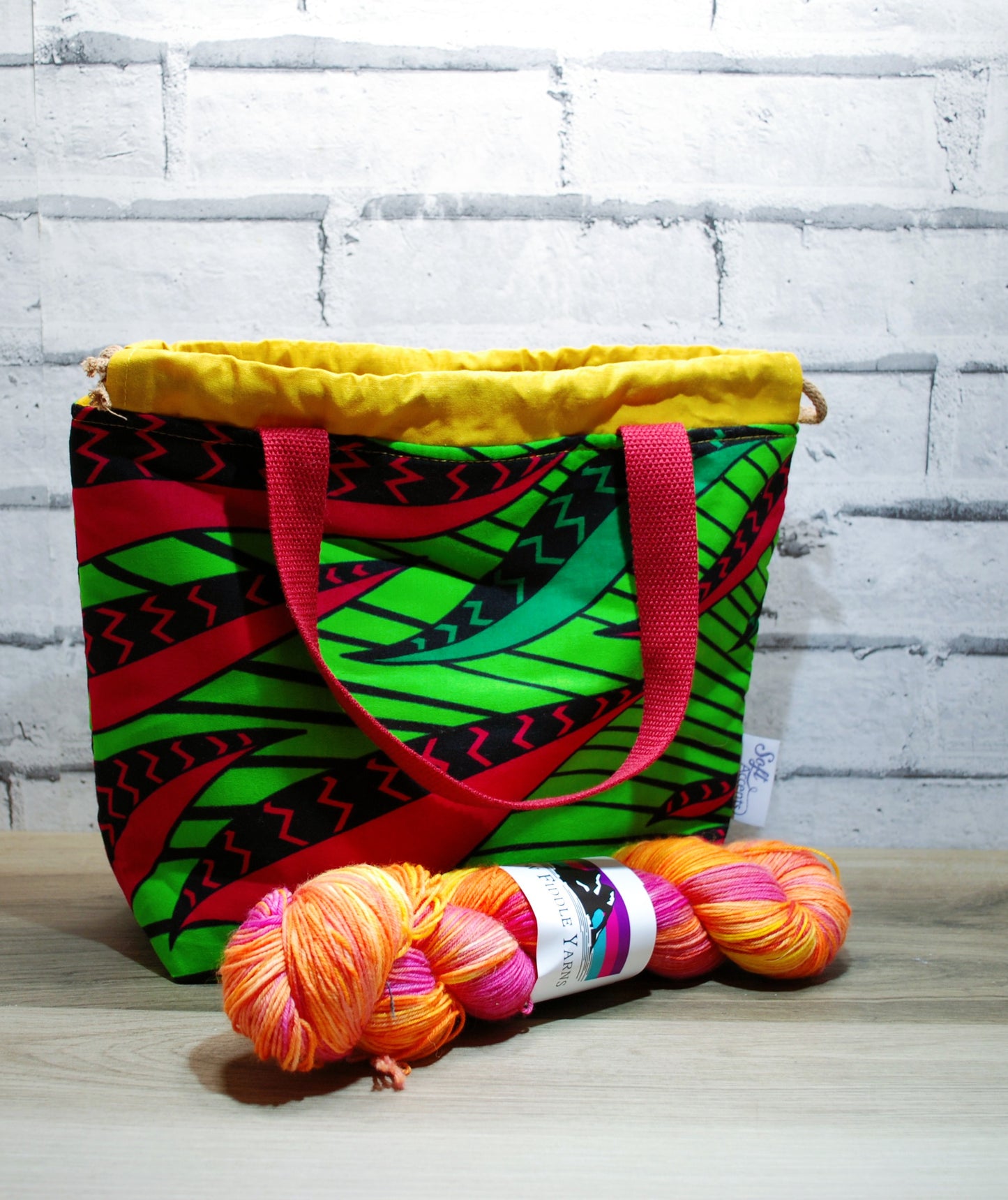 Medium Farai Project Bag Green Red