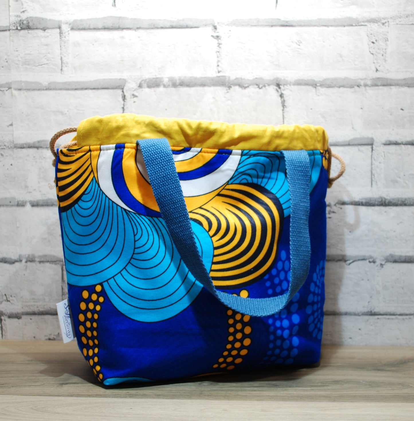 Medium Farai Project Bag Blue Yellow