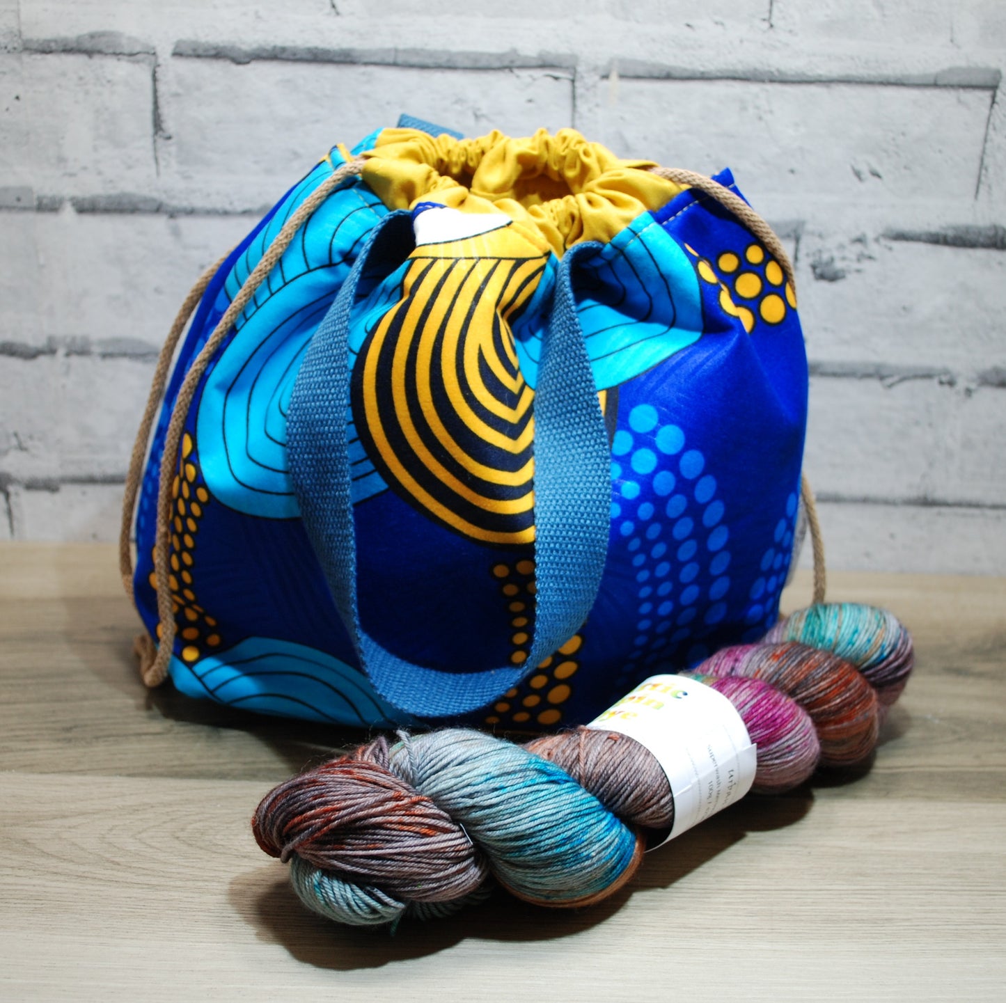 Medium Farai Project Bag Blue Yellow