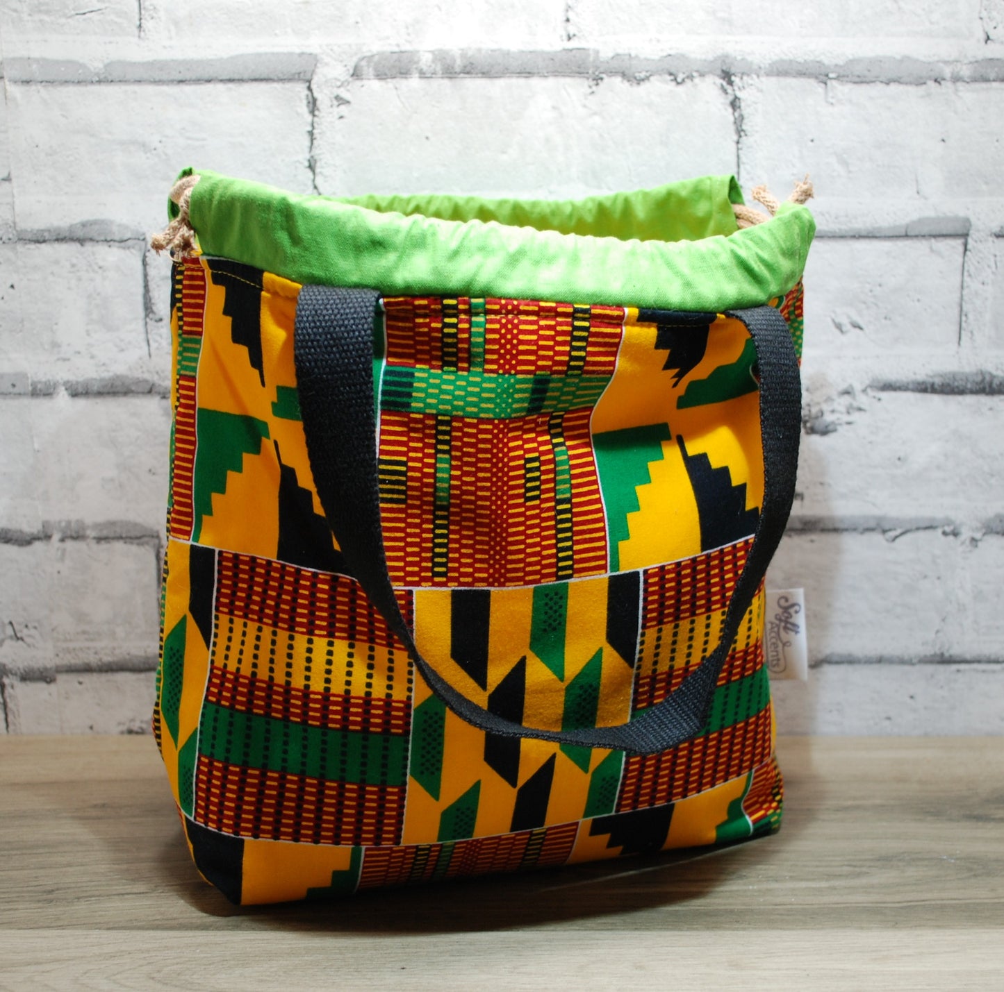 Medium Farai Project Bag in Kente Print