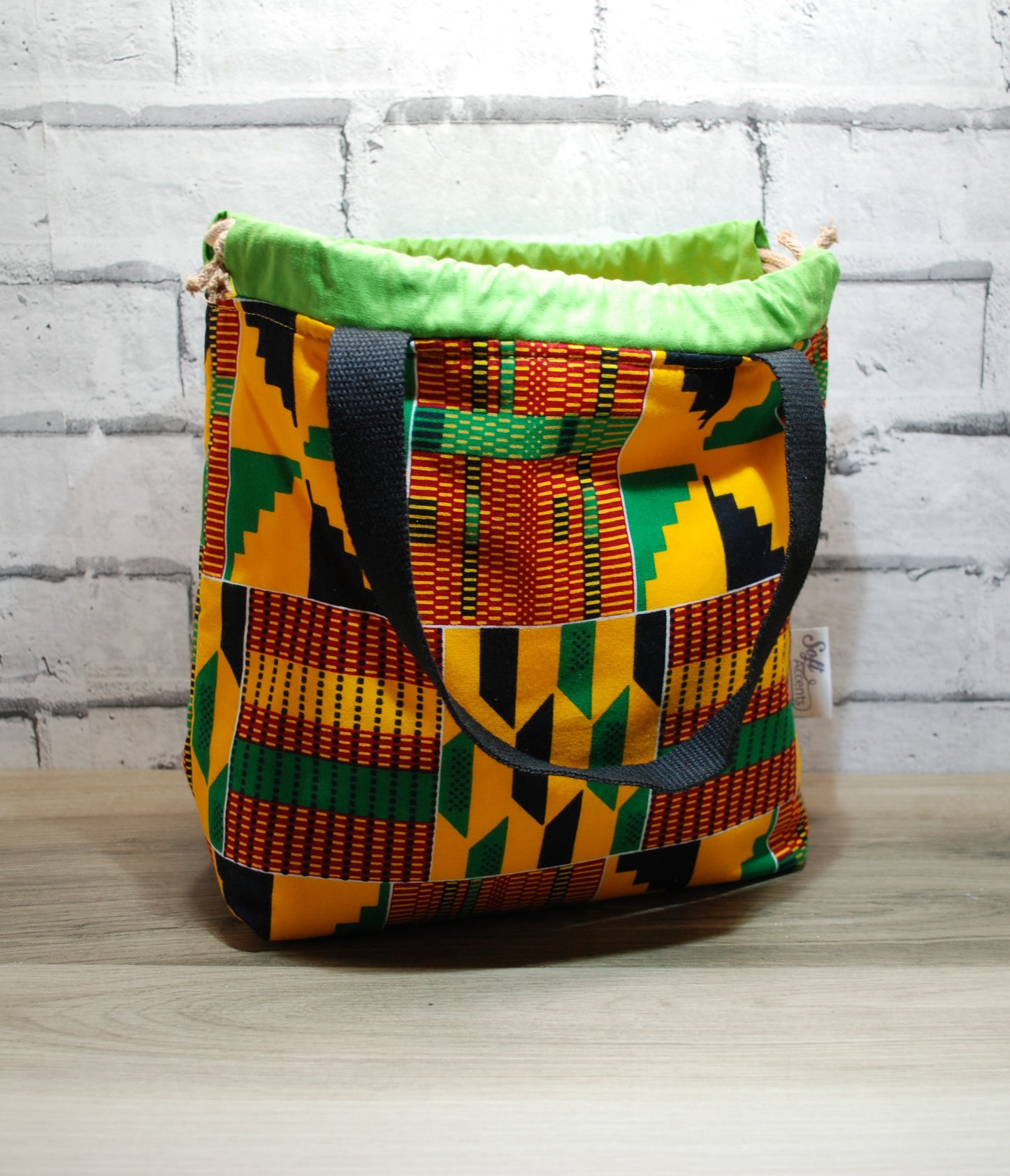 Medium Farai Project Bag in Kente Print