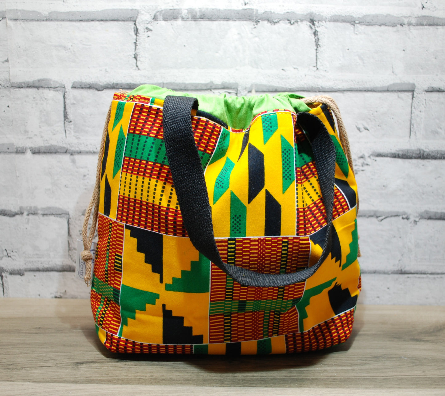 Medium Farai Project Bag in Kente Print