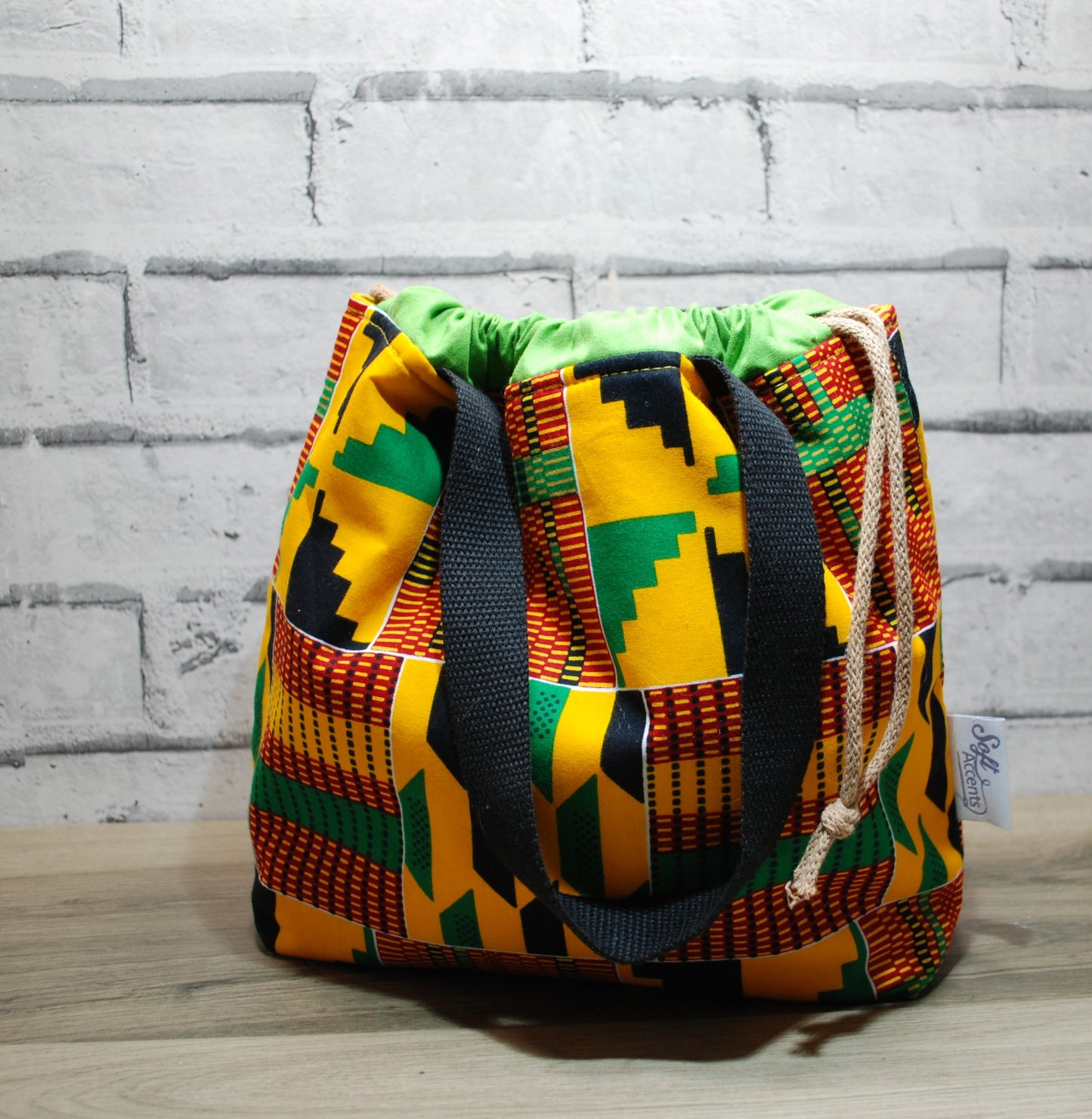 Medium Farai Project Bag in Kente Print