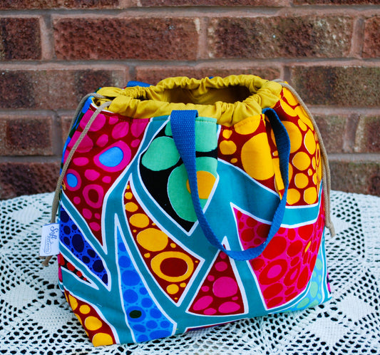 Abstract MultiColour Extra Large Farai Project Bag