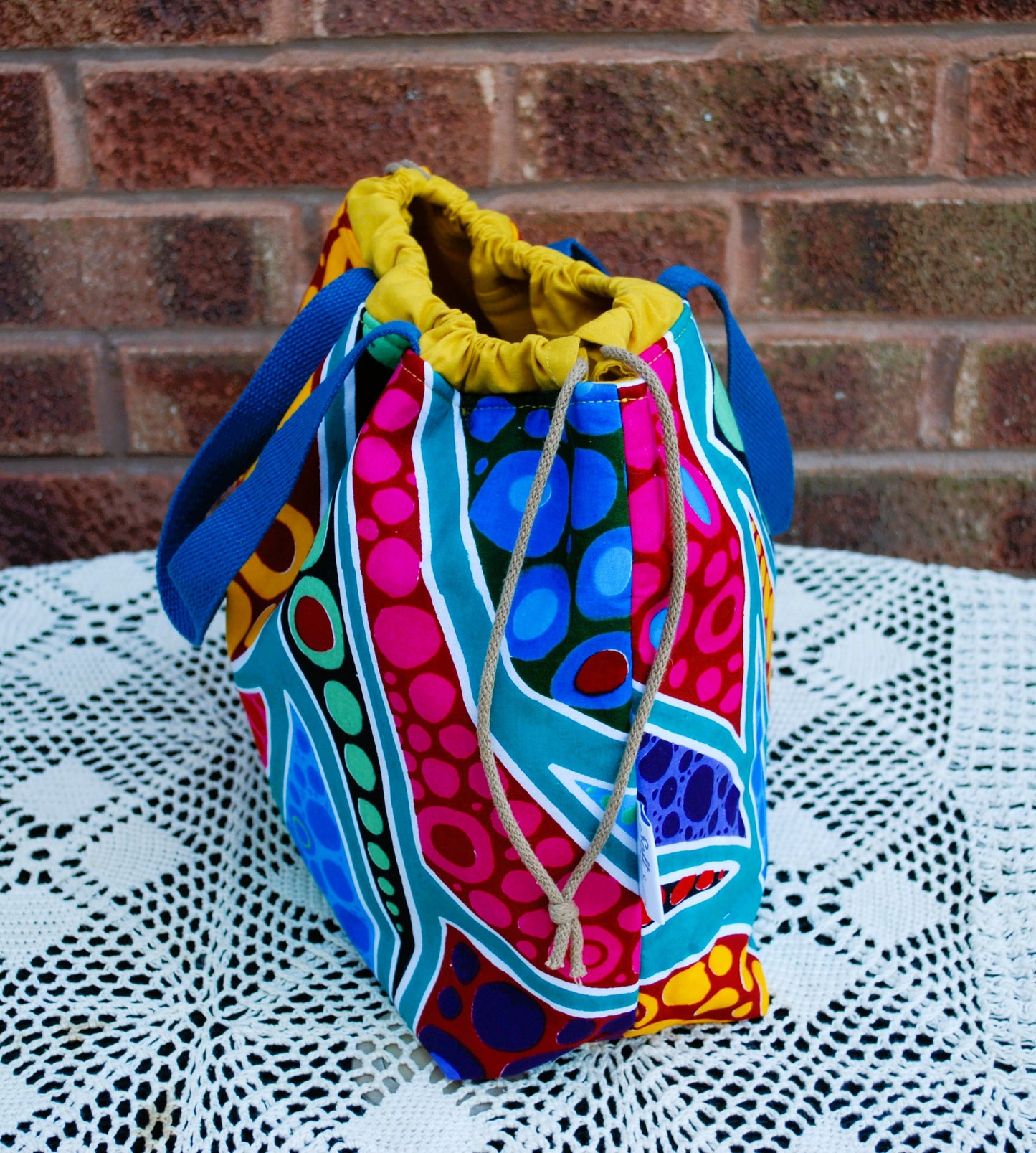 Abstract MultiColour Extra Large Farai Project Bag