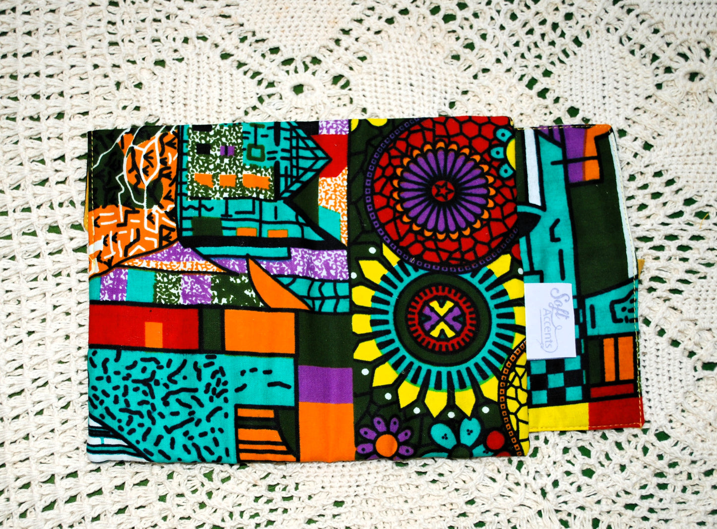 Crochet Hook Roll with notion pouch