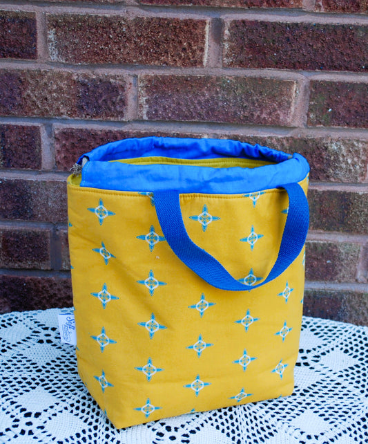 Yellow, Blue, Large Farai Project Bag