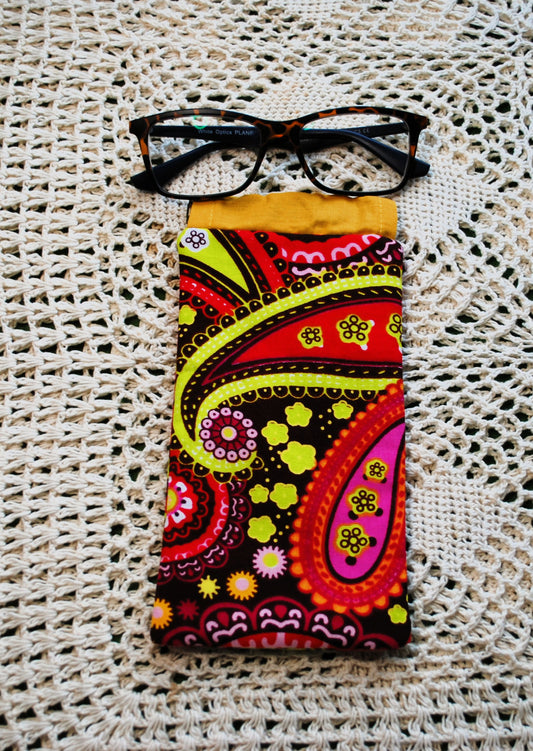 Flexi Frame Fabric Glasses Case – Vibrant African Print