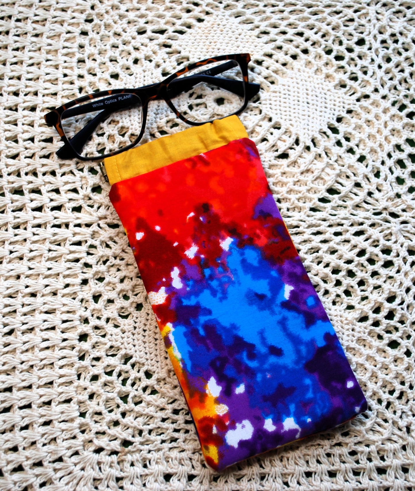 Flexi Frame Fabric Glasses Case – Vibrant African Print
