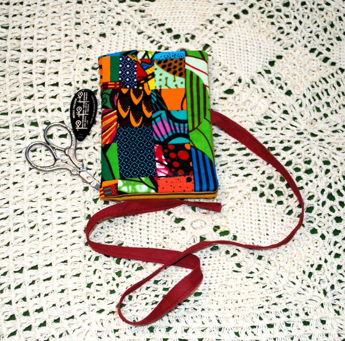 Zero waste Needle Book, Scissors and Needle Threader