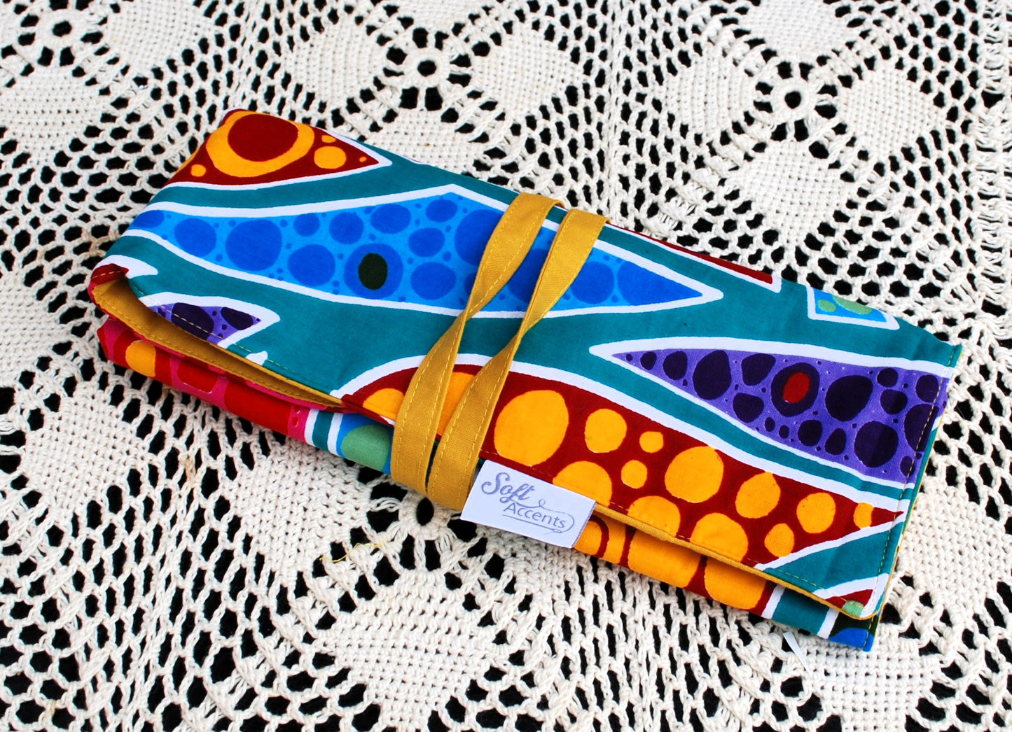 Circular Needle Case with 9 pockets