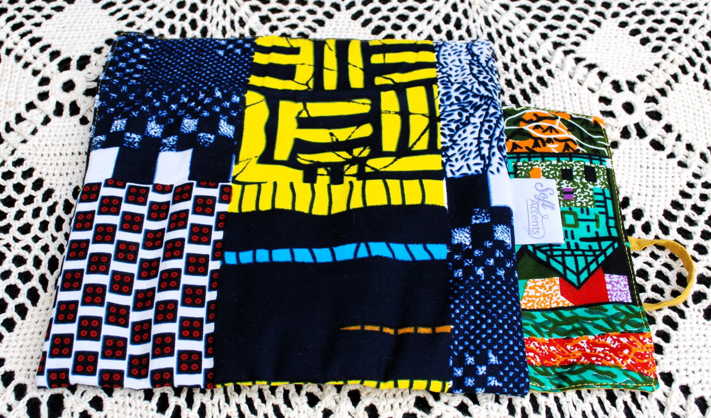 Crochet Hook Roll with notion pouch