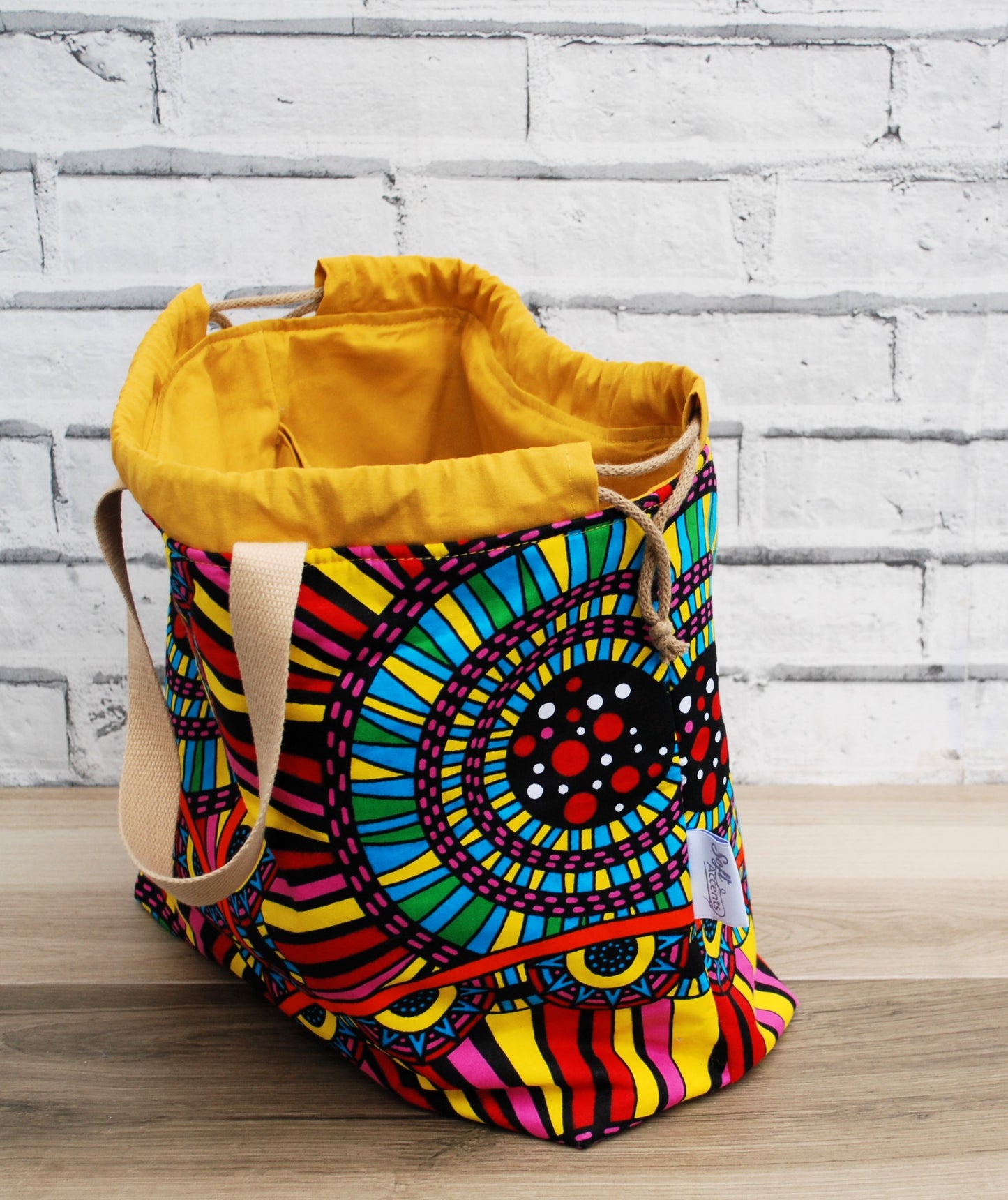 Colourful African Print XL Farai Project Bag