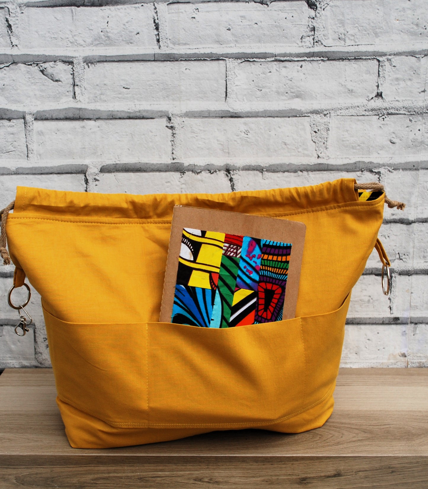 Colourful African Print XL Farai Project Bag