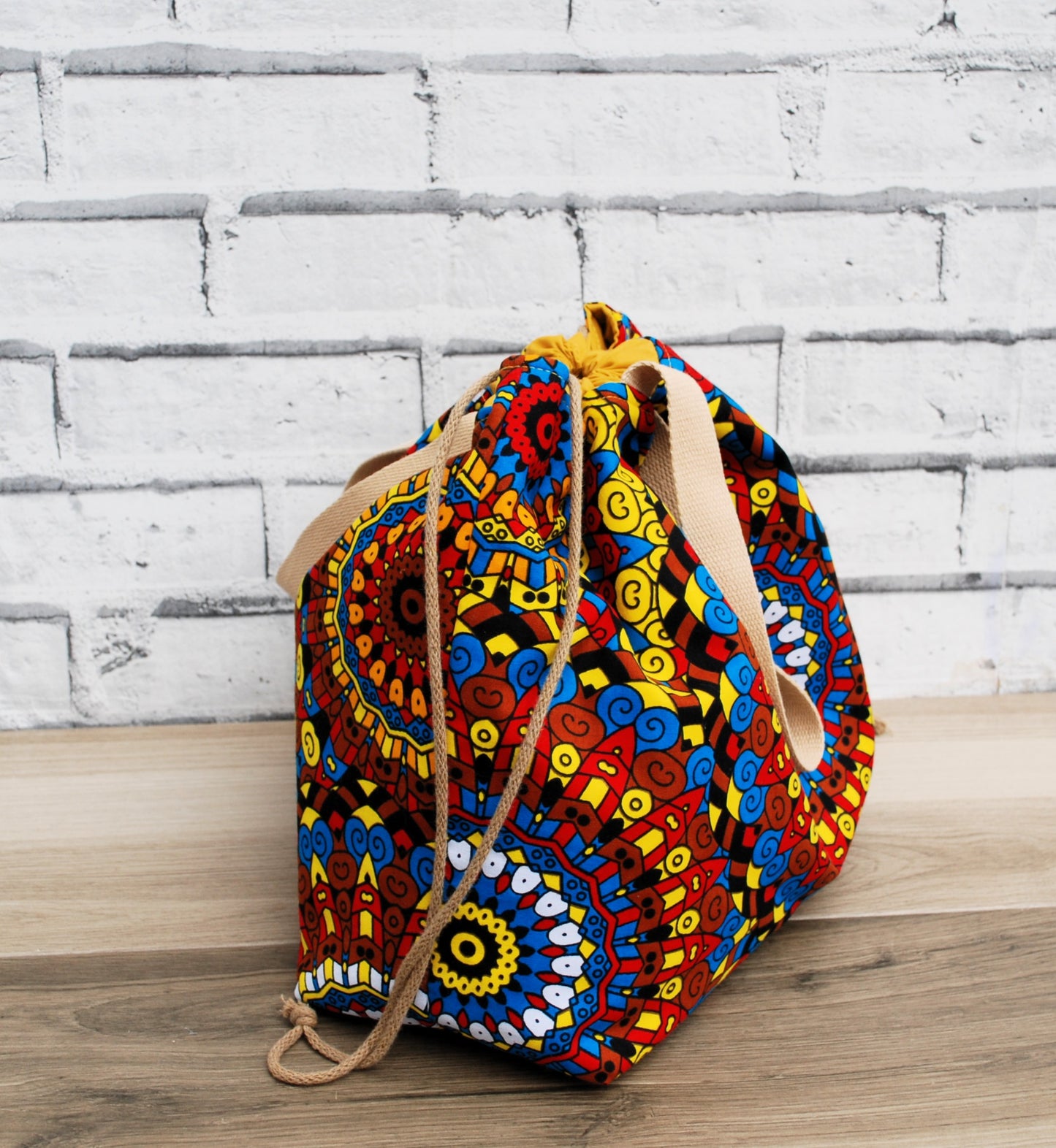 Colourful African Print XL Farai Project Bag