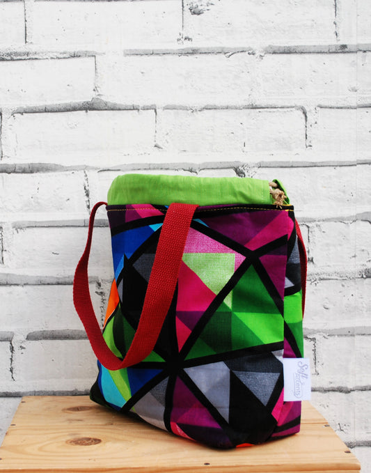 Medium African Print Fabric Farai Project Bag